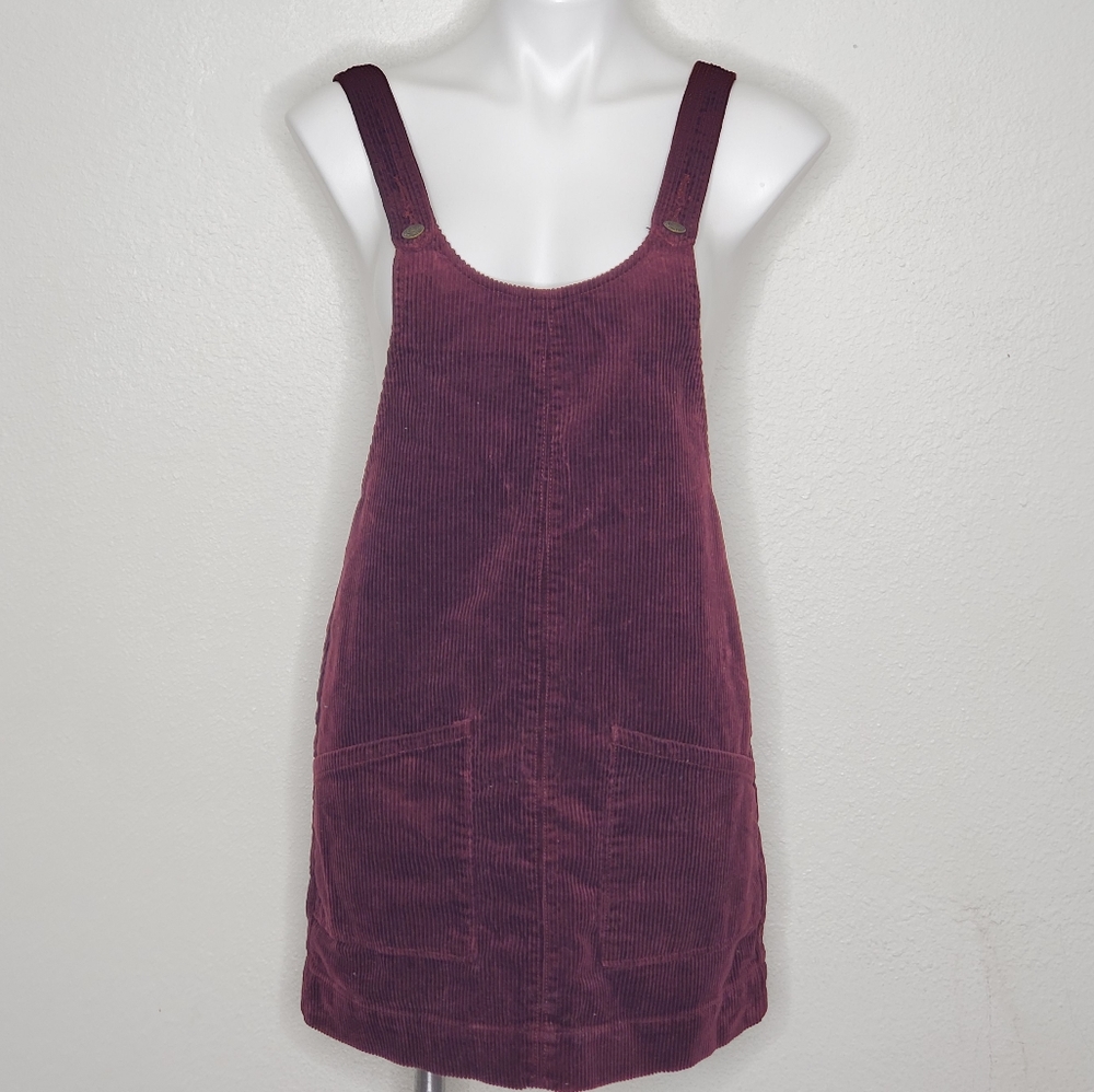 Abercrombie & Fitch Burgundy Corduroy Dress